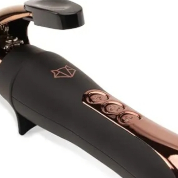 FOXYBAE TITANIUM Rose Gold Spring Curler Hair IRON WAND 1" 25mm - Picture 5 of 10